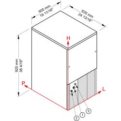 Brema DSS 42 Buz Makinesi 44 kg/gün Kapasiteli - 2