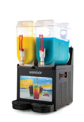 Samixir SLUSH Twin Allure Slush Granita ve Meyve Suyu Dispenseri - 1