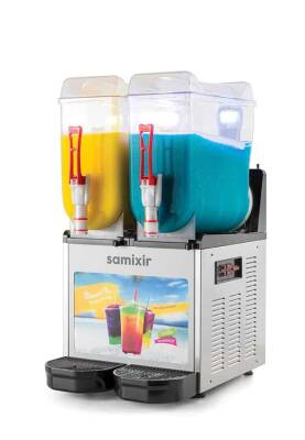 Samixir SLUSH Twin Allure Slush Granita ve Meyve Suyu Dispenseri - 1