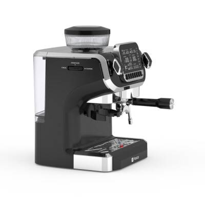 Vosco VST-520EC Öğütücülü Barista Espresso Kahve Makinesi, 1 Gruplu, Siyah - 2